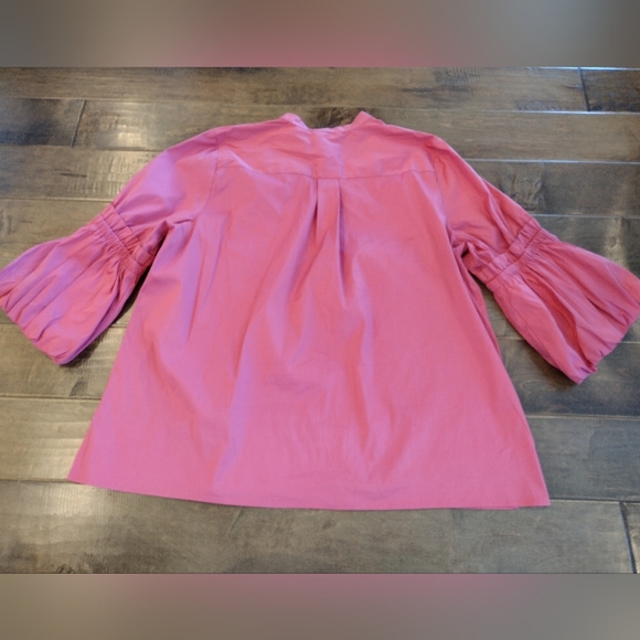 CHICO'S Women's EEUC Pink Blouse Top 3/4 sleeves - 3.5 XL XXL - Picture 2 of 10